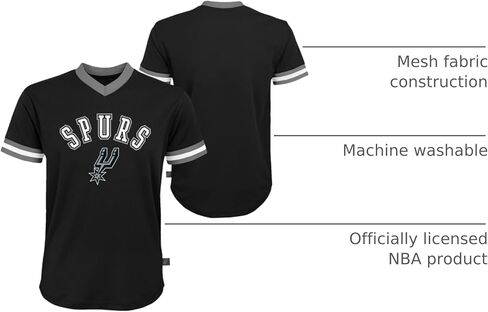 قميص شبابي للأولاد من NBA (8-20) بأكمام قصيرة شبكي، تشكيلة الفريق in Kuwait