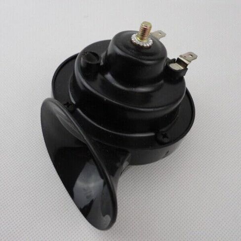 Black Loud Dual-tone Snail Electric Horn 12V 110 dB Car Truck Auto×2 in Saudi Arabia