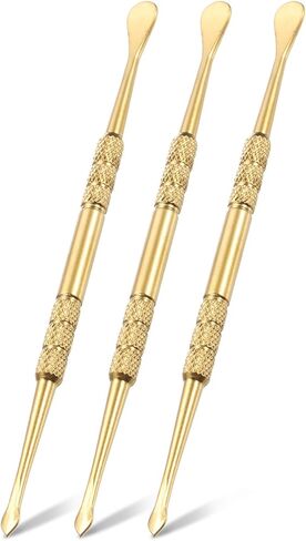 MECCANIXITY 3 Pcs Wax Carving Tools Stainless Steel 4.6 Inch Double-Headed Wax Carving Sculpting Tools for Modeling Sculpting Shaping, Blue in Saudi Arabia