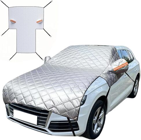 Windshield Cover for Ice and Snow, Windshield Snow Cover, Car Windshield Cover, 600D Waterproof Heavy Duty Universal for Most Cars SUVs Vans Truck (90 x 98 Inch) in Saudi Arabia