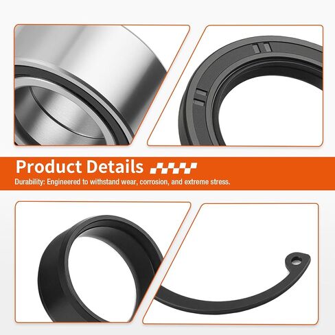For Honda Foreman Rubicon 400 450 500 680 650 TRX450 TRX500 TRX680 Compatible Front Wheel Bearings Seals w/Circlip kit 1995-2014 in Saudi Arabia