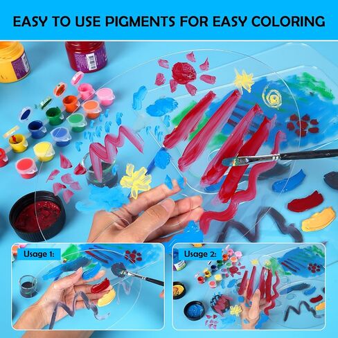 4 قطع لوحة طلاء أكريليك، لوحة طلاء، لوحة فنية، للفن DIY أو لوحة ألوان مائية زيتية in Saudi Arabia