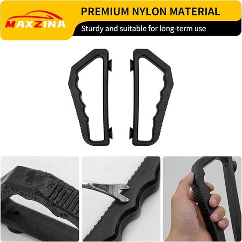 Tailgate Grab Handle Compatible with 2015-2025 Ford F150 Tailgate Lift Assist Handle Auxiliary Step Grip Truck Bed Cargo Tie Down Point Nylon Versatile Assembly 2PCS for 2024 F-150 Accessories in Saudi Arabia