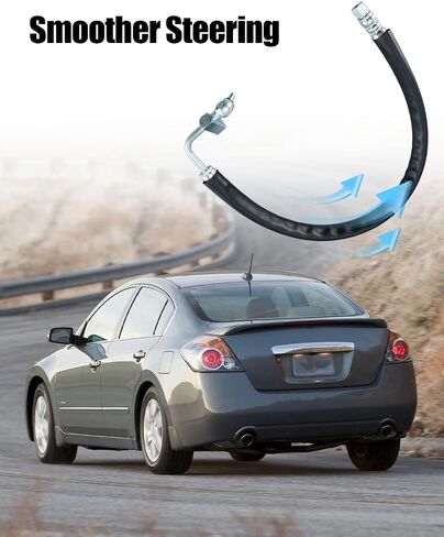 خرطوم ضغط التوجيه المعزز مناسب لنيسان ألتيما L4 2.5L 2007 2008 2009 2010 2011 2012 استبدل 49720JA000 3402511، خط توجيه كهربائي عالي الضغط مع حلقة دائرية، خرطوم خزان التوجيه in Saudi Arabia