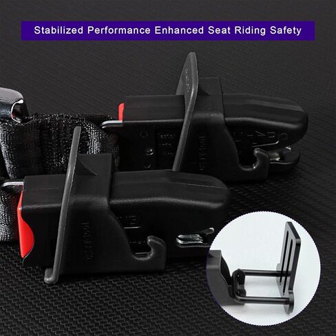 4 قطع دليل مزلاج حزام واجهة ISOFIX، دليل محدد لحزام مقعد السيارة للأطفال، مشبك تثبيت عالمي لواجهة ISOFIX لكرسي سلامة الطفل in Kuwait