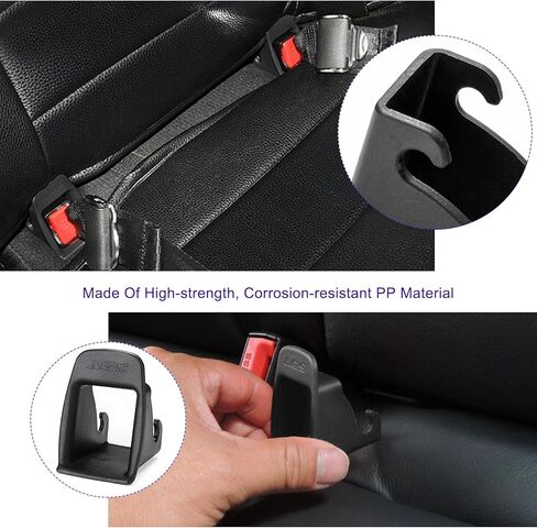 4 قطع دليل مزلاج حزام واجهة ISOFIX، دليل محدد لحزام مقعد السيارة للأطفال، مشبك تثبيت عالمي لواجهة ISOFIX لكرسي سلامة الطفل in Kuwait