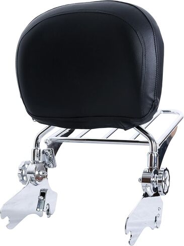 مسند ظهر Kojem قابل للفصل متوافق مع 1997-2008 Harley Road King Street Glide Electra Glide مع/فصل سريع من الكروم الصلب in Saudi Arabia