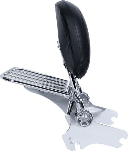 مسند ظهر Kojem قابل للفصل متوافق مع 1997-2008 Harley Road King Street Glide Electra Glide مع/فصل سريع من الكروم الصلب in Saudi Arabia