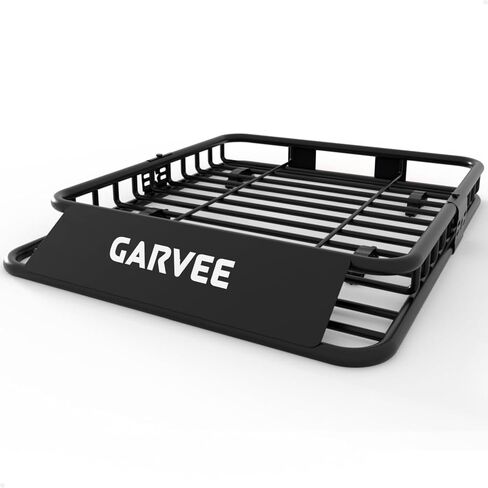 سلة رف سقف عالمية مقاس 51 بوصة × 36 بوصة من Garvee، رف أمتعة بسعة 200 رطل، حامل بضائع عالي التحمل على السطح، سلة حامل أمتعة أعلى السيارة شديدة التحمل لسيارات الدفع الرباعي والشاحنات والمركبات in Kuwait