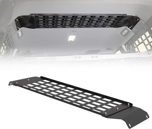 Trunk Roof Storage Panel Shelf Bracket for Toyota Land Cruiser Prado 2024 2025, Overhead Molle Roof Panels Shelf Car Accessories, Storage Organizer Interior Rear Cargo Racks (Roof Shelf) in Kuwait