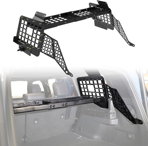 دعامة رف لوحة تخزين سقف صندوق السيارة لسيارة Toyota Land Cruiser Prado 2024 2025، رف ألواح سقف مولي العلوية ملحقات السيارة، منظم تخزين رفوف البضائع الخلفية الداخلية (رف السقف) in Kuwait