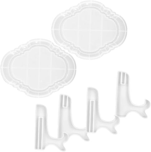 Homoyoyo 2sets Silicone Photo Frame Molds European Style Molds for Crafts Easy to Use and for Decorative Picture Frames for Parties and in Saudi Arabia