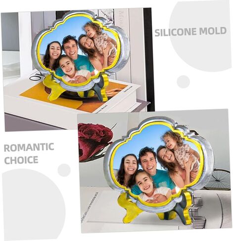 Homoyoyo 2sets Silicone Photo Frame Molds European Style Molds for Crafts Easy to Use and for Decorative Picture Frames for Parties and in Saudi Arabia