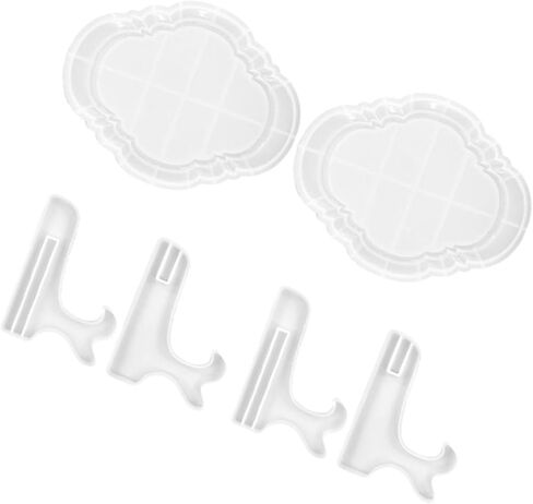 Gadpiparty 2sets European Style Photo Frame Silicone Molds for Crafts Flexible and Reusable Silicone Epoxy Molds Stand for Home Decor in Saudi Arabia