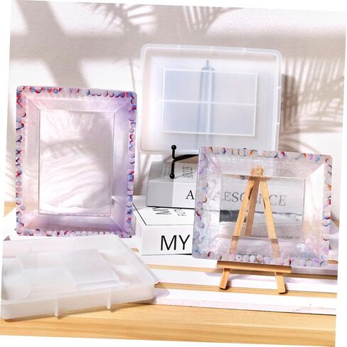 قوالب قوالب سيليكون لإطار الصور DIY لإطارات الصور الإبداعية، متينة لديكور المنزل الفريد لعشاق الأعمال اليدوية in Kuwait