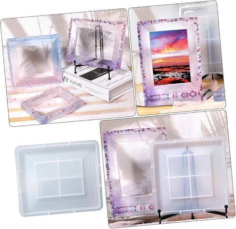قوالب قوالب سيليكون لإطار الصور DIY لإطارات الصور الإبداعية، متينة لديكور المنزل الفريد لعشاق الأعمال اليدوية in Kuwait