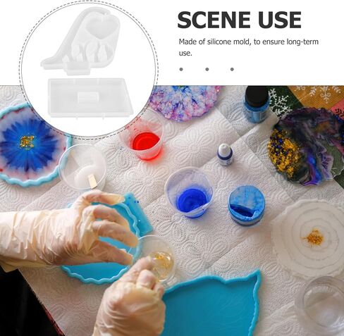Uonlytech 1set Photo Frame Silicone Versatile Resin Picture Frame Molds for Crafting Birthdays and Creative Projects in Saudi Arabia