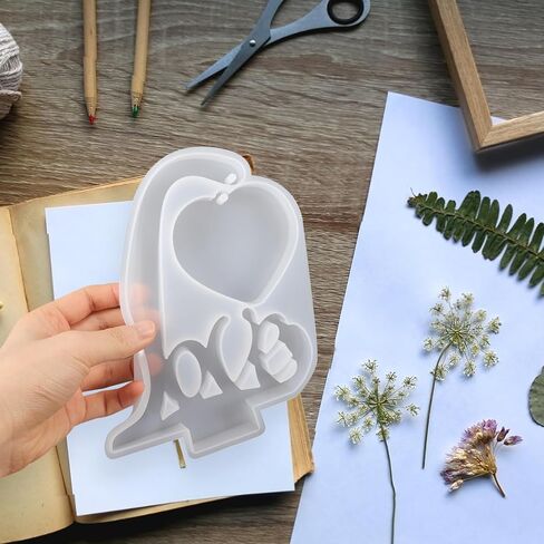 Uonlytech 1set Photo Frame Silicone Versatile Resin Picture Frame Molds for Crafting Birthdays and Creative Projects in Saudi Arabia