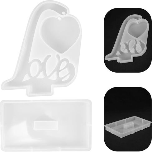 Uonlytech 1set Photo Frame Silicone Versatile Resin Picture Frame Molds for Crafting Birthdays and Creative Projects in Saudi Arabia