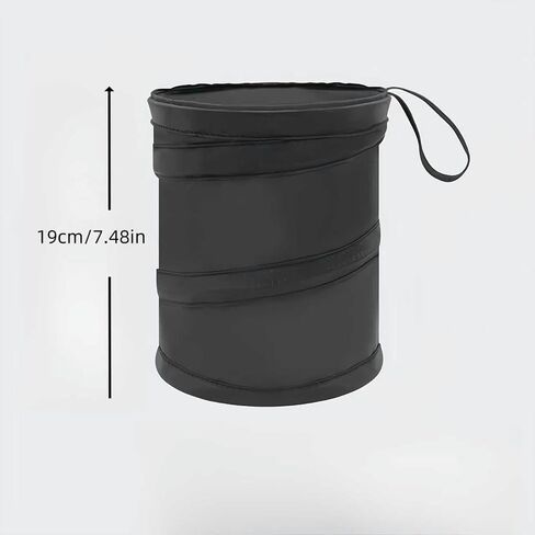 Leak-Proof Foldable Car Trash Can, Convenient Hanging Design, Durable Polyester Pop-up Trash Can, sSuitable for Cars, SUVs, Trucks, Camping, Outdoor in Saudi Arabia