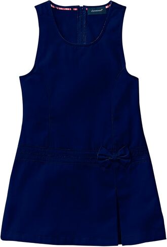 Classroom Little Girls' Uniform Zig Zag Jumper Dress in Saudi Arabia
