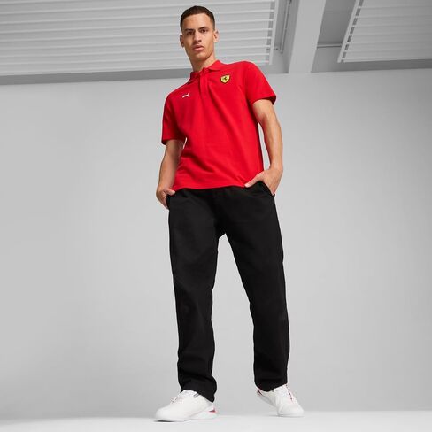 PUMA Men's Scuderia Ferrari Race Polo, Black 23, Large in Saudi Arabia