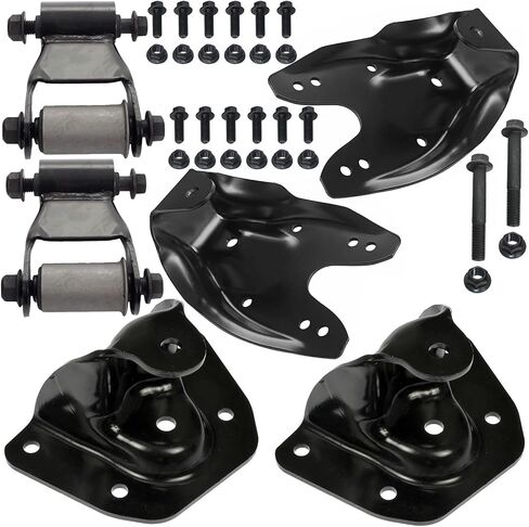 722-216 722-020 722-241 Rear Leaf Spring Shackles Hangers Bracket and Forward Hangers for 1997-2004 Dodge Dakota 4WD in Saudi Arabia