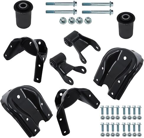 labwork Rear Leaf Spring Shackle Hanger Bracket Repair Kit Replacement for Chevy C1500 C2500 1988-1997 722-045 722-102 in Saudi Arabia