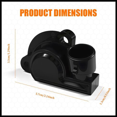 Throttle Position Sensor TPS, Throttle Body Sensor, TPS Accelerator Pedal Fuel Idle Control Valve Sensors, Gas Engine Accessories for Chevy Buick Daewoo, Replace OEM#17087400 17088026 17111815 in Saudi Arabia