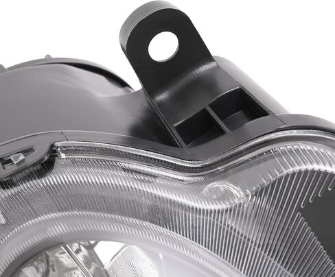 زوج HECASA مصباح إشارة الانعطاف متوافق مع 2012-2019 Fiat 500 (غير مناسب لـ Abarth) مصباح إشارة الانعطاف مع استبدال المصباح لـ FI2532100 FI2533100 عدسة شفافة + غطاء كروم للركاب وجانب السائق in Kuwait