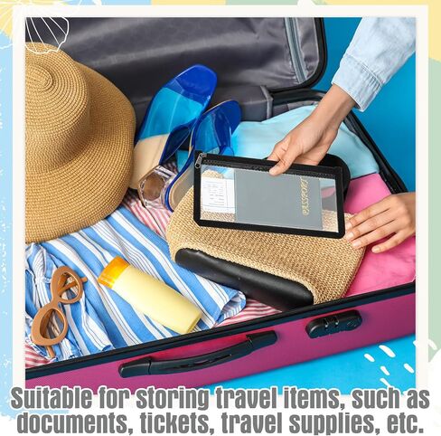 Honoson 60 Pack Clear Cash Money Pouch 3.9 x 7.8 Inch Bank Deposit Bag Clear Zipper Cash Envelopes Check Wallet, Multipurpose Utility Storage Bag in Saudi Arabia