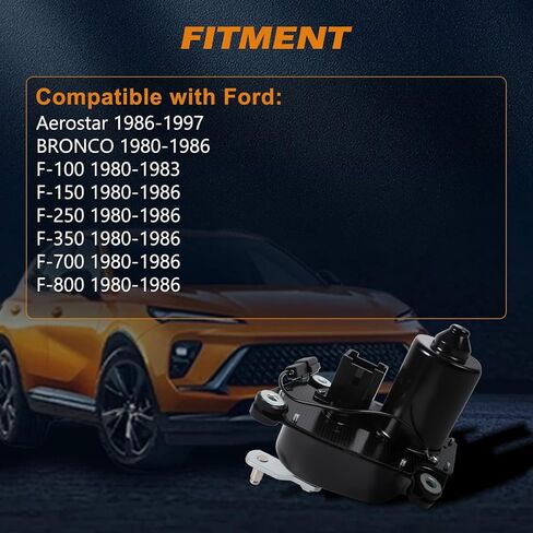 2C3Z17508AA محرك ممسحة الزجاج الأمامي متوافق مع Excursion Expedition Explorer Mustang Thunderbird Aviator Navigator Mountaineer استبدال 8C3Z17508B، 40-2036، 85-2036 in Kuwait