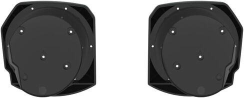 Advanblack 2024 Road Glide Lower Fairing Speaker Pods Color-Matched 8" Speaker Pods Fit for 2023.5-2025 Harley Touring FLTRX RG/SG FLHX (Billiard Gray) in Saudi Arabia