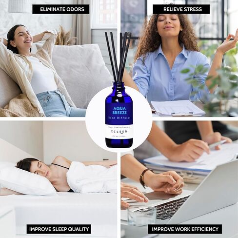 موزع روائح القصب المعطرة بالحمضيات من Xcleen، موزع روائح زيت البرتقال والليمون والليمون، حمضيات حقيقية! عطر منزلي للعطلات لديكور مكتب الحمام in Kuwait