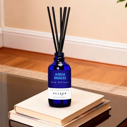 موزع روائح القصب المعطرة بالحمضيات من Xcleen، موزع روائح زيت البرتقال والليمون والليمون، حمضيات حقيقية! عطر منزلي للعطلات لديكور مكتب الحمام in Kuwait