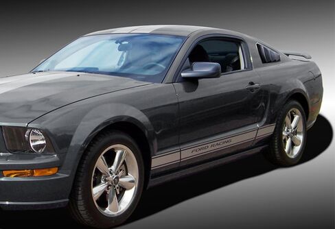 W-POWER, Side Window Louvers Scoop Cover Vent Sun Shade Cover Compatible with 2005-2014 Ford Mustang Coupe / 2-DR Only, ABS, Fits for All Weather, 1/4 Quarter (Painted Carbon Fiber) in Saudi Arabia
