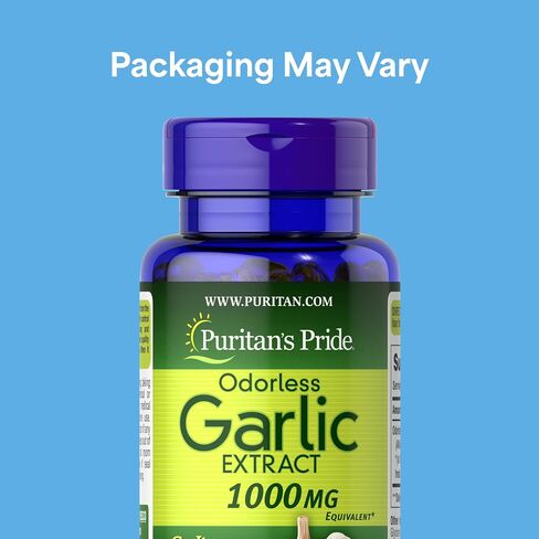Puritan's Pride Odorless Garlic 1000 Mg, 100 Total Count in Saudi Arabia