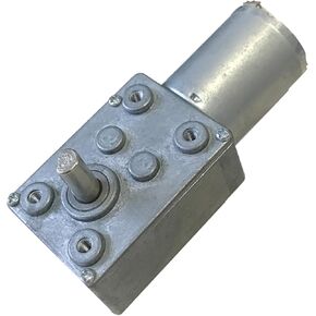 DC 12V 250RPM 6mm Single Shafts Self-Locking Reversible Worm Gear Motor with Cable, High Torque Speed Reduction Motor, Turbine Electric Gearbox Motor JSX40-370 in Saudi Arabia