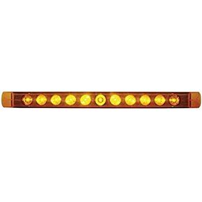 United Pacific 38463B 17" 11 LED Turn Signal Light Bar (Amber LED/Amber Lens) in Saudi Arabia