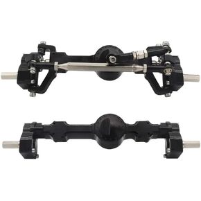 MN99S MN 1/12 مقياس RC سيارة معدنية بوابة المحور مجموعة أجزاء الترقية الأمامية والخلفية (رمادي) in Kuwait