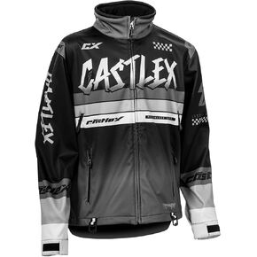 Castle X Men's R24 Race Jacket (Black/Hi-Vis/Charcoal - X-Large) in Saudi Arabia