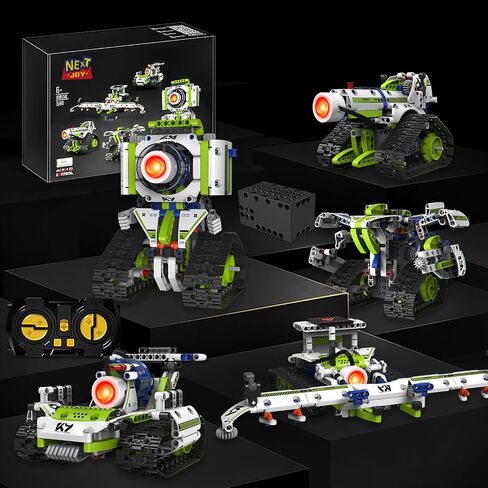 STEM Robot kit for Kids Ages 8-12, 429PCS 5 In1 Building Blocks Kit, Remote & App Control Robotic Toys, Scientific Construction Sets for Kids 8 9 10 11 12 13 in Kuwait