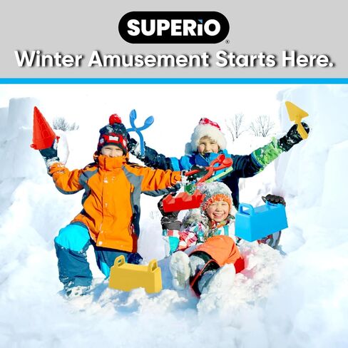 مجموعة بناء قلعة الرمل من سوبيريو، صانع مكعبات الثلج، قوالب قلعة الرمل، ألعاب الشاطئ الرملية الثلجية للأطفال والكبار، شكل كتلة الثلج من أجل حصون الثلج أو صندوق الرمل، ألعاب الرمل في الهواء الطلق، أساسيات الشاطئ الممتعة in Kuwait