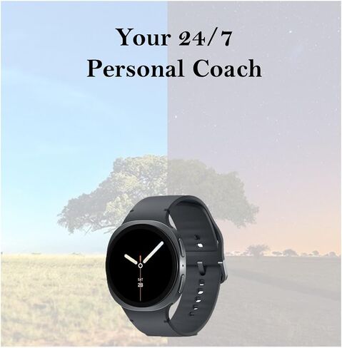 Samsung Galaxy Watch 8 (2025) Bluetooth Smartwatch, US Version – Fitness & Sleep Tracking,Heart Rate Monitor, Android Compatible (Not for iOS) – with Extra Stainless Steel Band (Graphite, 40mm) in Saudi Arabia