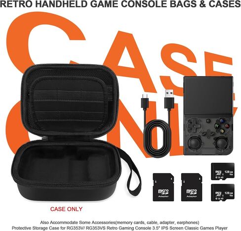 BliFulde Carrying Case for RG353V/ RG353VS Handheld Game Console, Custom-Insert Handheld Emulator Retro Game Holder Organizer, Portable Game Player Storage Bag (Case Only) in Saudi Arabia