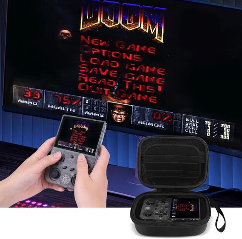 BliFulde Carrying Case for RG353V/ RG353VS Handheld Game Console, Custom-Insert Handheld Emulator Retro Game Holder Organizer, Portable Game Player Storage Bag (Case Only) in Saudi Arabia