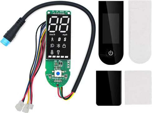 لوحة القيادة مع مجموعة غطاء للسكوتر الكهربائي M365 / M365 Pro/Pro 2، استبدال لوحة الدائرة لملحقات أجزاء السكوتر الكهربائي in Saudi Arabia