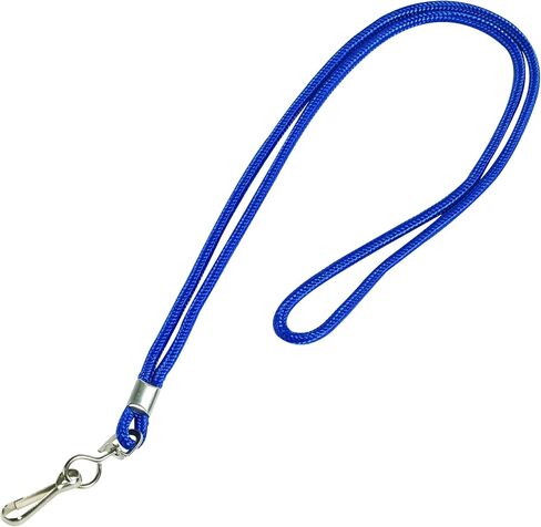 BOX USA LY101 Standard Lanyard with Hook, 36", Red, 24 per Case in Saudi Arabia