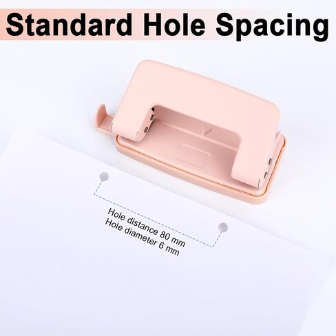 خرامة ورق بفتحتين، خرامة معدنية بفتحتين، خرامة ورق بفتحتين قابلة للتعديل للكتب السائبة مقاس A4/A5/B5 واللوازم المنزلية (أخضر) in Kuwait