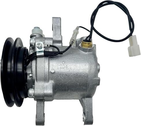 12V AC Compressor 3C581-50060 3C581-97590 3C58150060 3C58197590 Compatible With Kubota M108S M5040 M7040 M8540 M9540 Tractor in Saudi Arabia